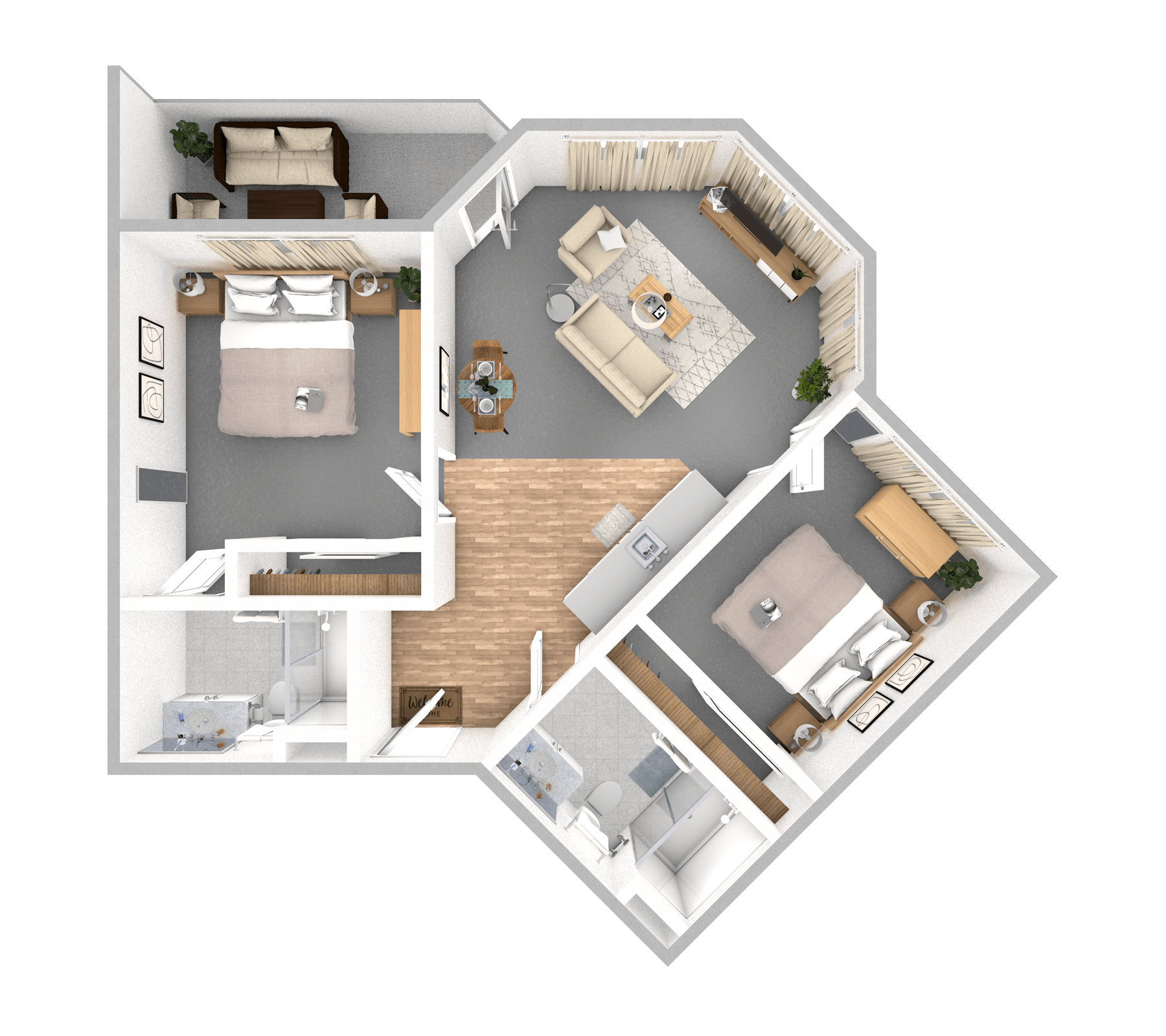 Hibiscus floor plan