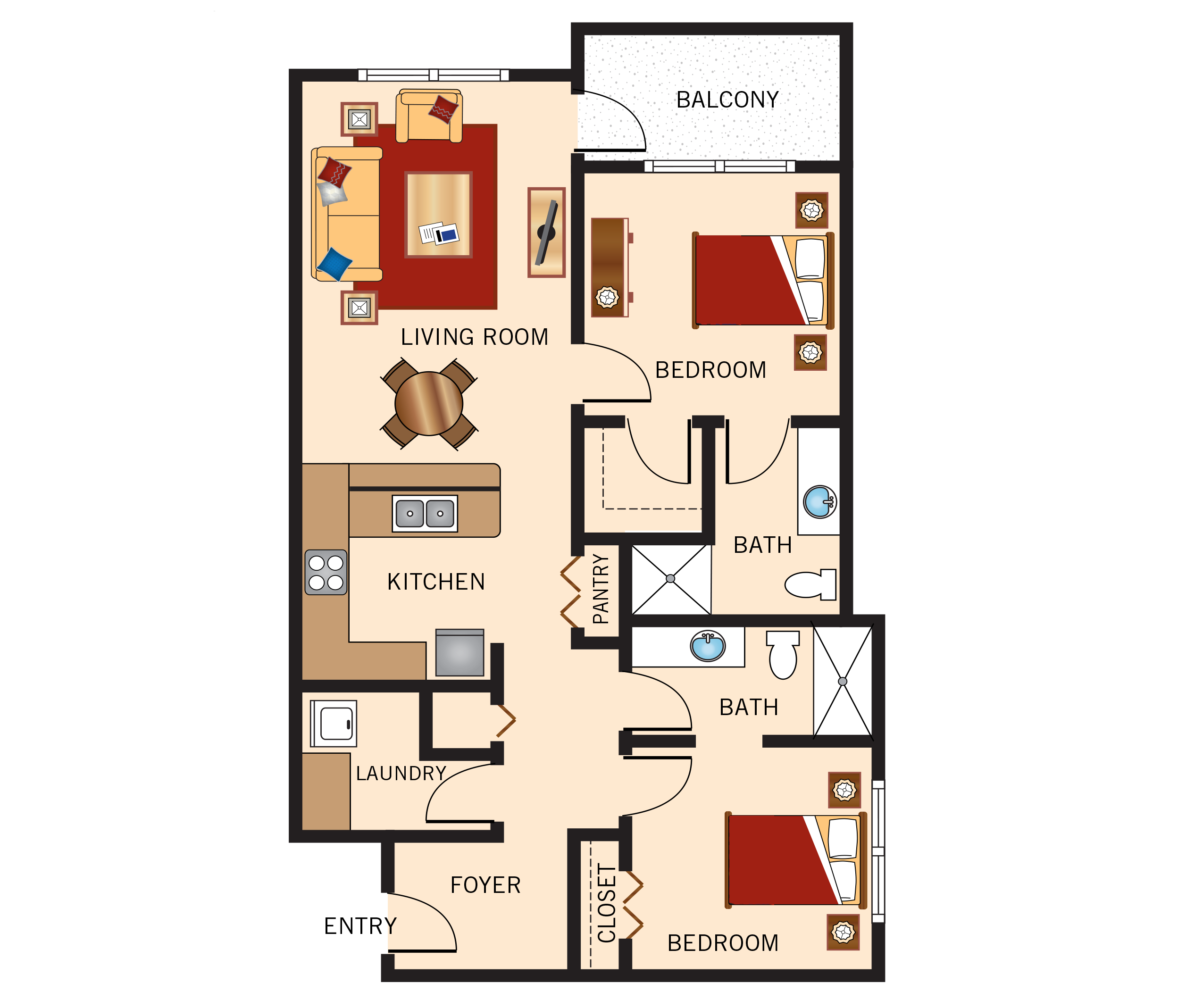 The Swan floor plan